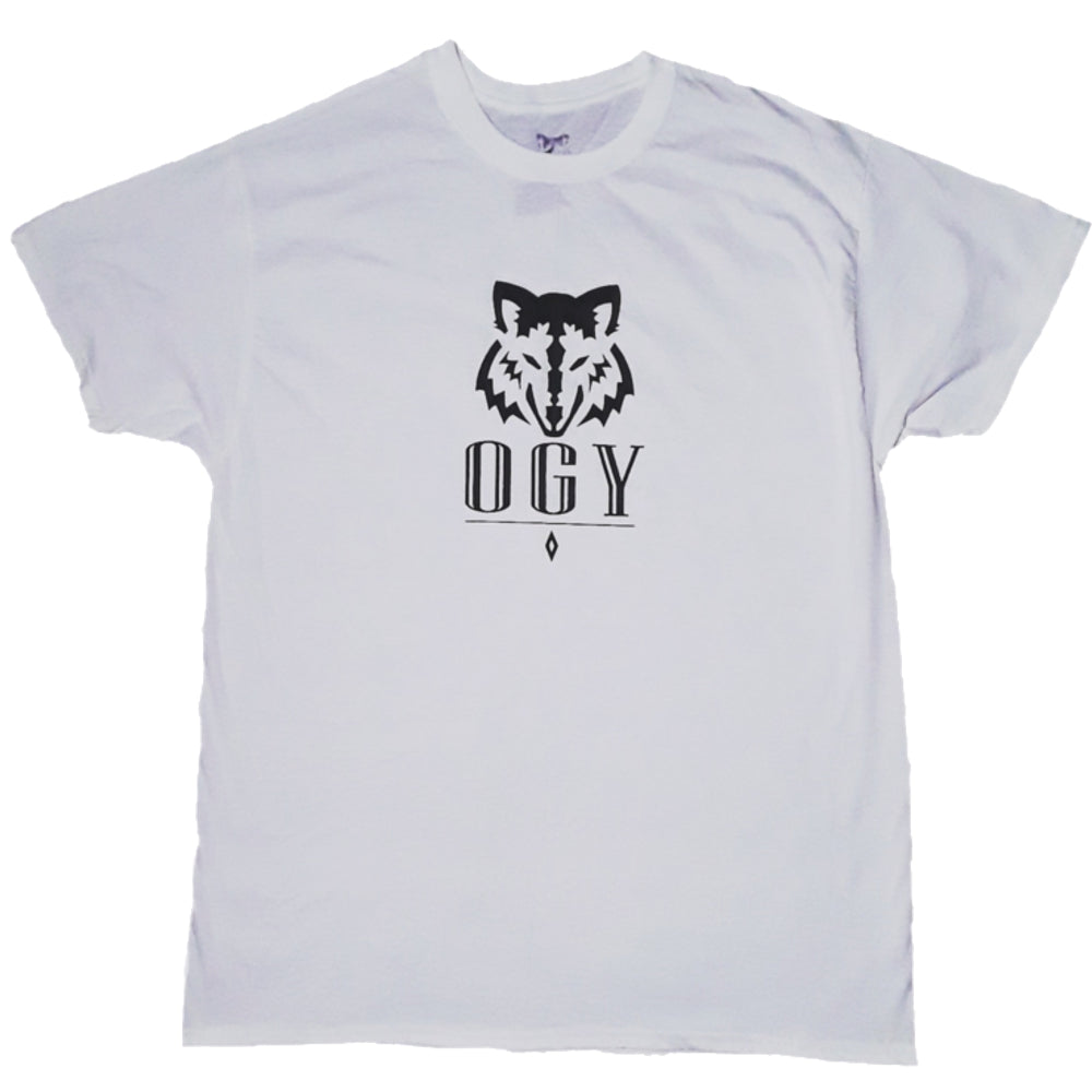 OGY Wolf Tee - White - OGY MOB